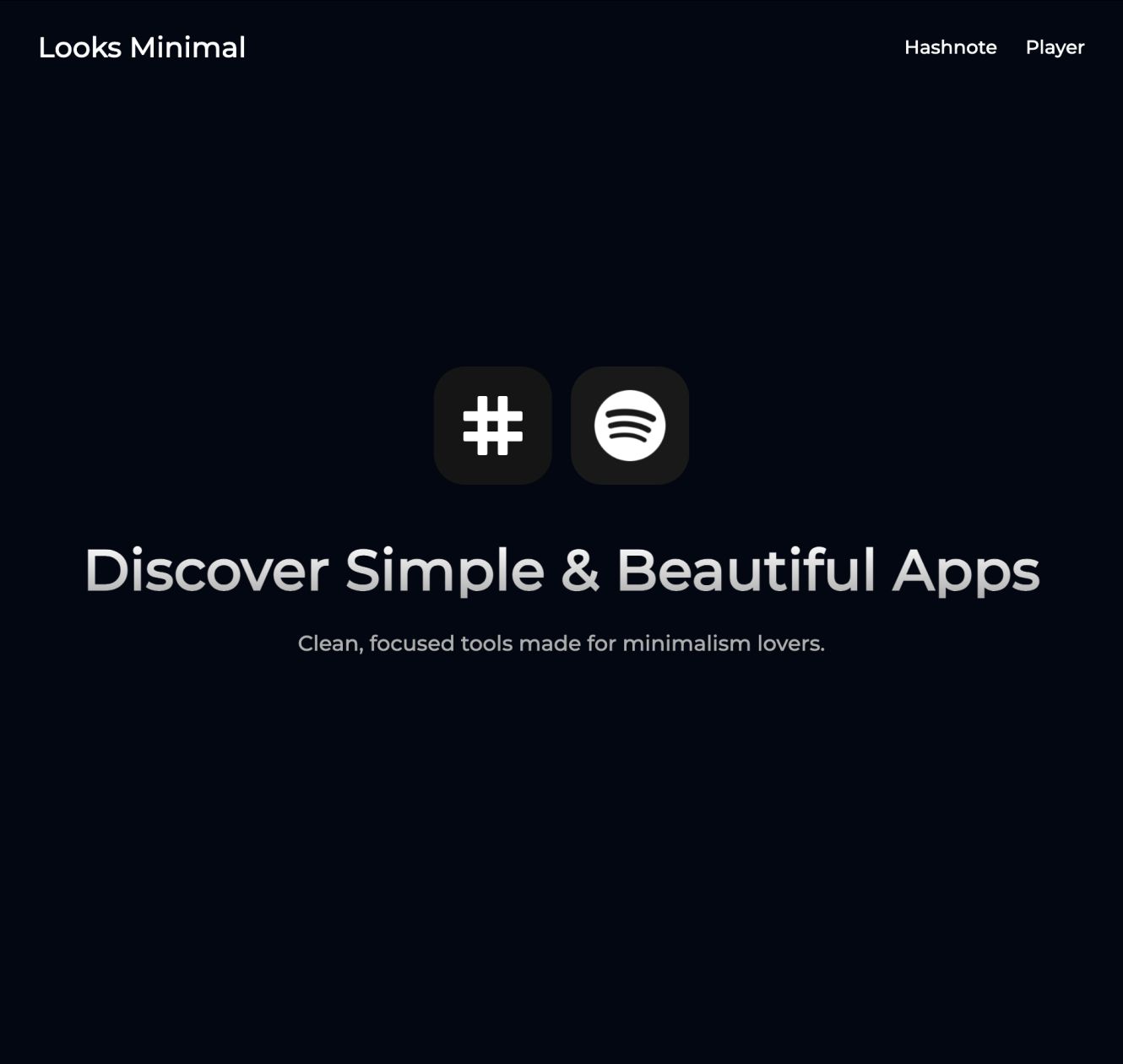 Looksminimal
